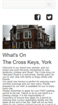 Mobile Screenshot of crosskeysyork.com